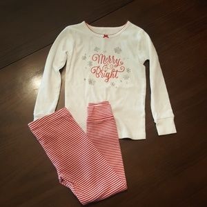 Carters Christmas pajama set 